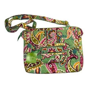 Vera Bradley Crossbody Bag Quilted Hippie‎ Paisley Print Purse & Wallet